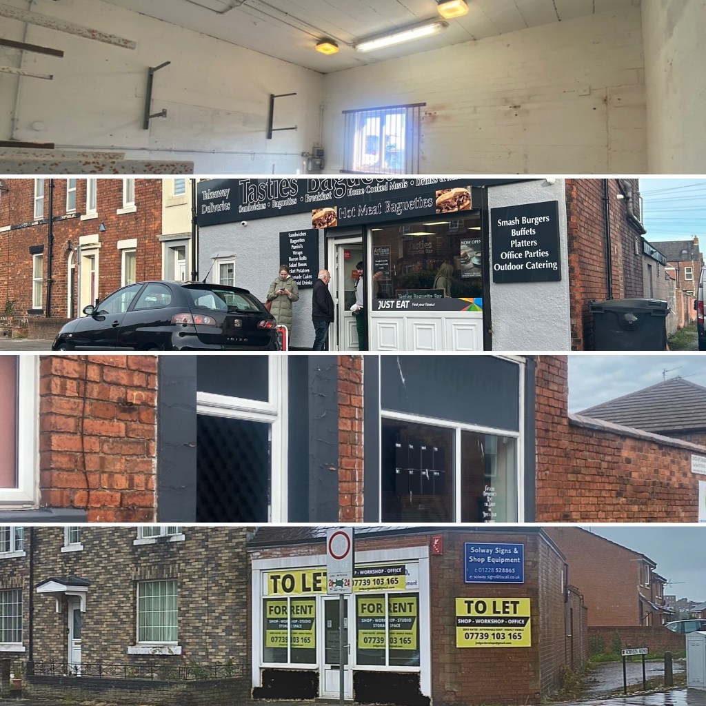 A selection of commercial buildings