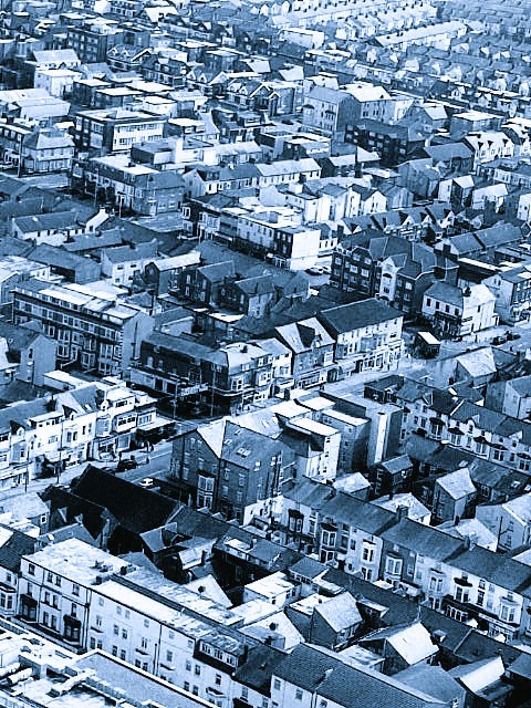 ariel view of property