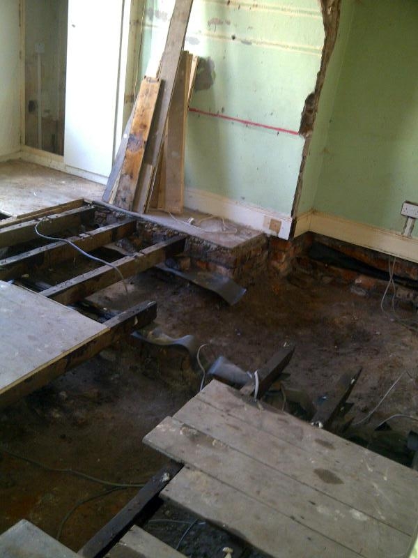 a property being renovated