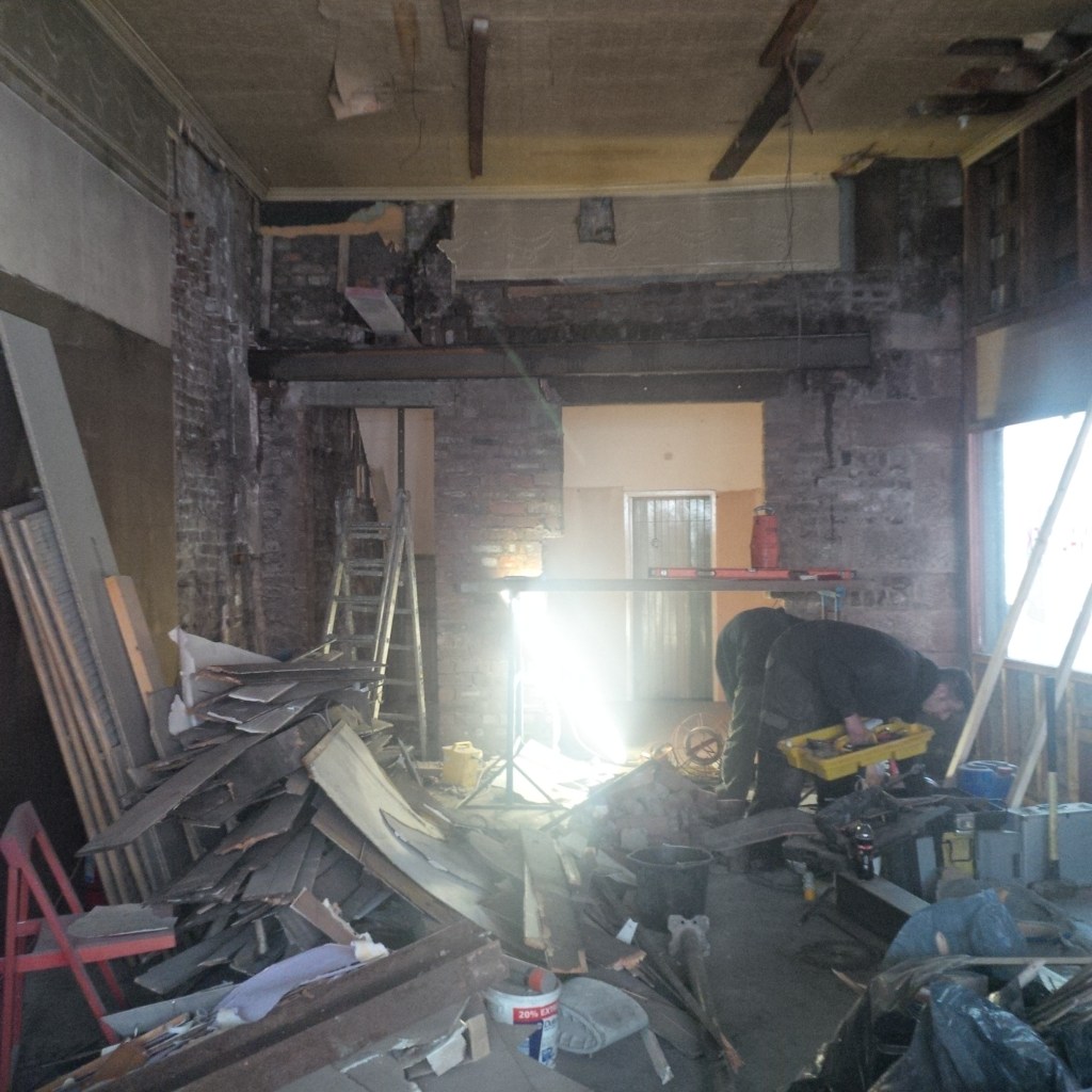 shop under renovation