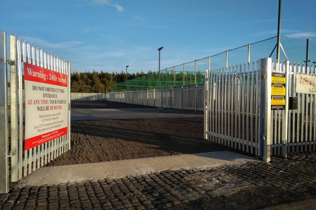 industrial yard space for lease in Carlisle