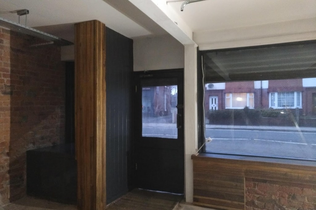 inside a newly decorated shop