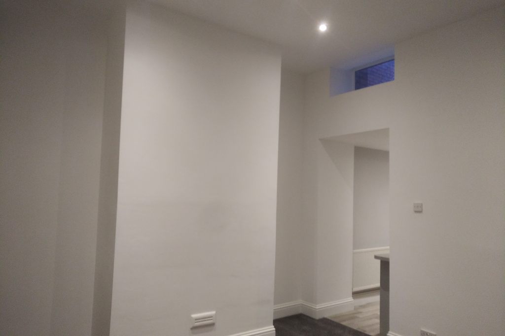 living room in a house